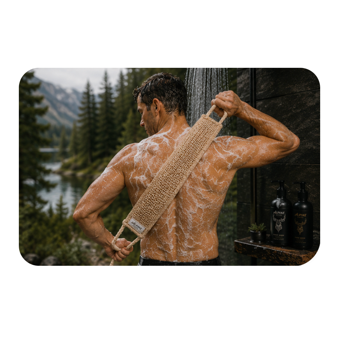 Alpine Provisions Shower With a Friend™ | Natural Jute Exfoliating Set